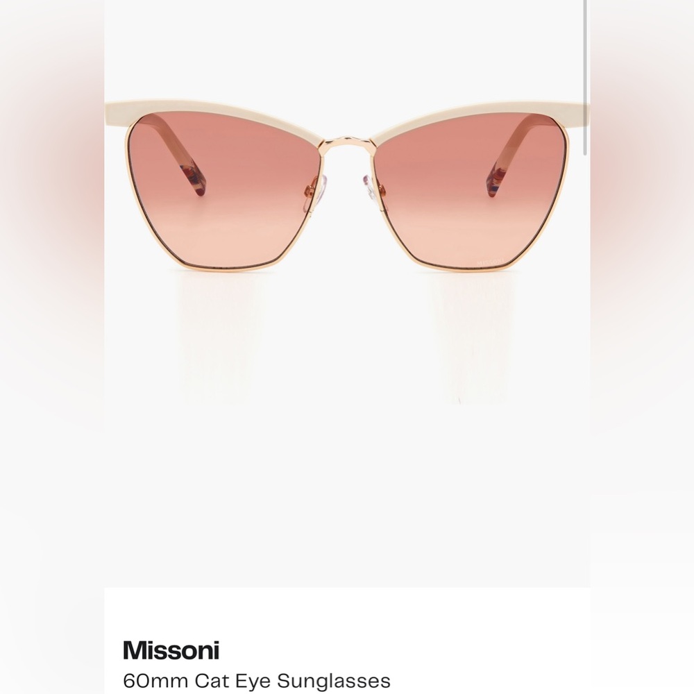 NWOT Missoni Cat Eye Sunglasses